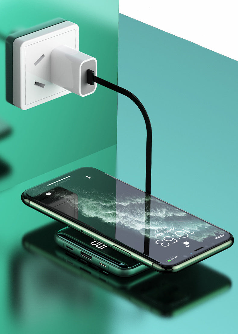 SparkNest™ 20K Nano — 20000mAh Ultra-Slim Fast Charging Power Bank | PD 20W / 22.5W | LCD Display | Mini Portable Pocket-Size Charger