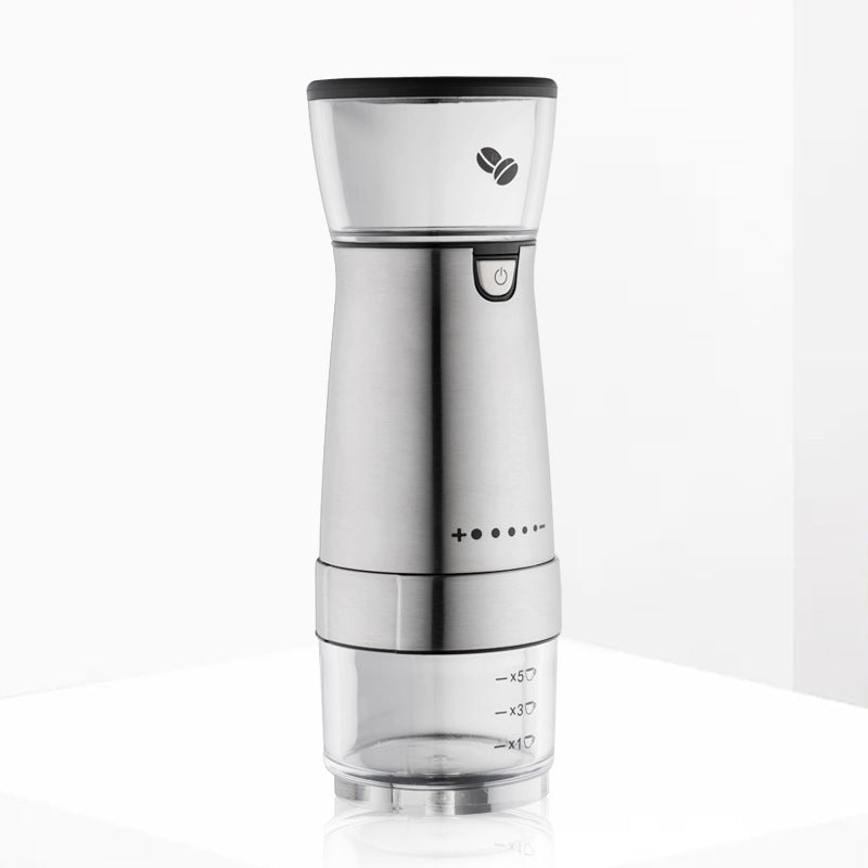 Electric Coffee Grinder Stainless Steel Adjustable Hand Grinder Coffee Machine Coffee Bean Burr Grinders Mill Kitchen Tool - AnsonUSpace