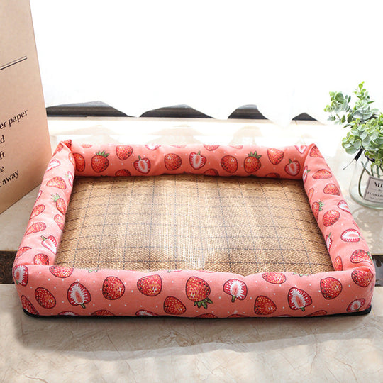 Multi-Color Into Cute Fashion Styles, Summer Pet Cooling Ice Mat, Square Cool Cat Litter - AnsonUSpace