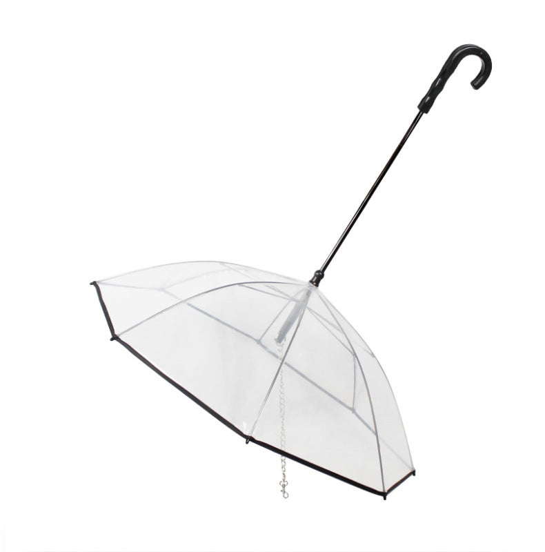 Transparent Pet Umbrella Dog Umbrella Pet Products - AnsonUSpace