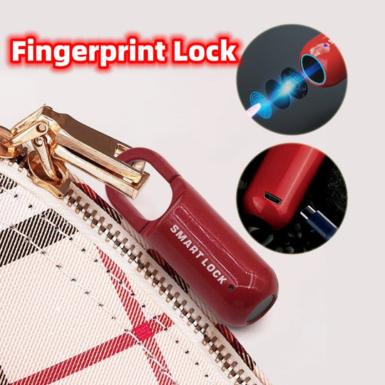 Smart USB Rechargeable Fingerprint Code Lock Easy To Carry Backpack Fingerprint Lock For Gym School Locker House Door Travel Luggage Backpack - AnsonUSpace