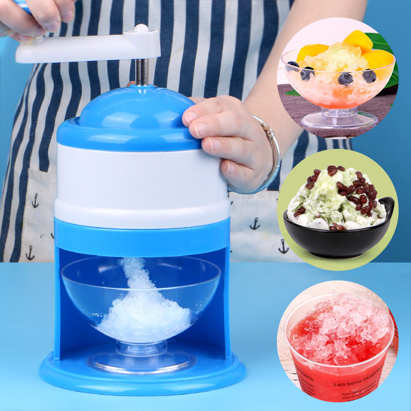 Portable Manual Ice Crushers Hand Crank Ice Shaver Shave Ice Machine Smoothie Maker Household Kitchen Bar Ice Blender Drink Tool Summer Gadgets - AnsonUSpace