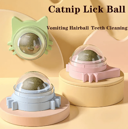 Catnip Spinning Ball Molar Teeth Licking - AnsonUSpace