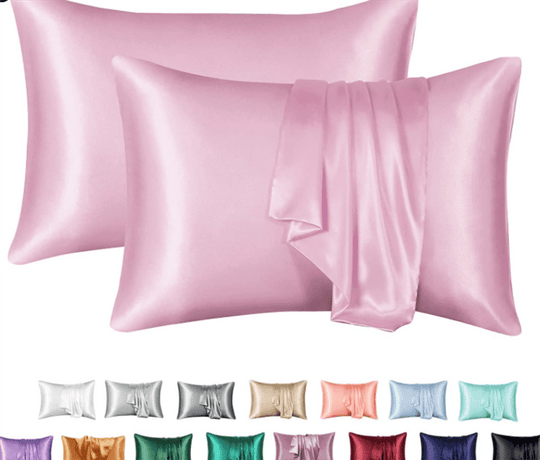 Silk Solid Color Satin Pillowcase Envelope Pillow - AnsonUSpace