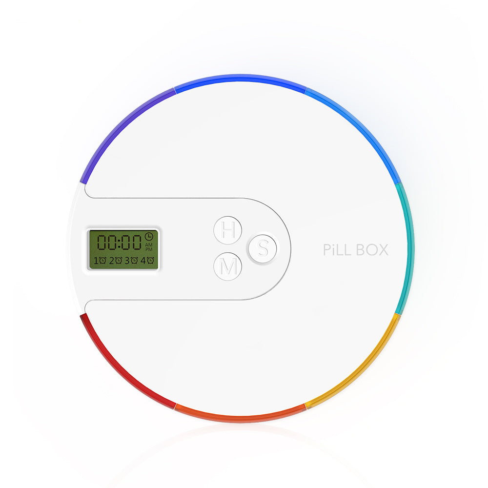 7-Compartment Alarm Clock Pill Dispenser – AnsonUSpace