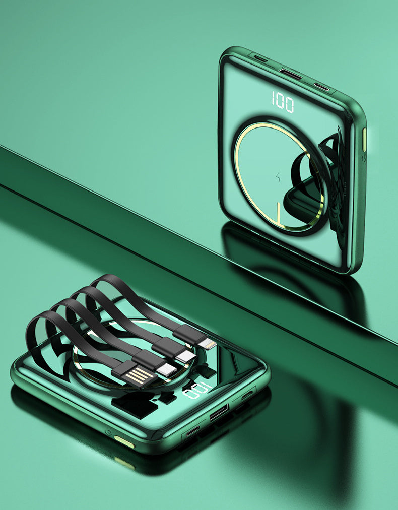 SparkNest™ 20K Nano — 20000mAh Ultra-Slim Fast Charging Power Bank | PD 20W / 22.5W | LCD Display | Mini Portable Pocket-Size Charger