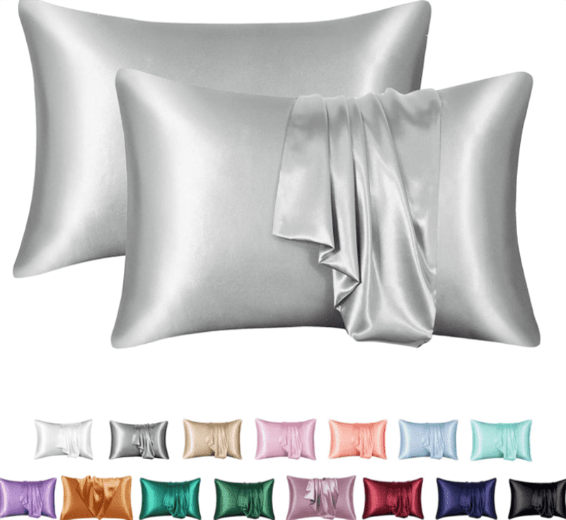 Silk Solid Color Satin Pillowcase Envelope Pillow - AnsonUSpace