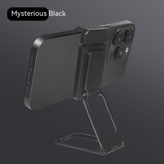 Back Splint Double Ring Square Mobile Phone Bracket Magnetic Metal