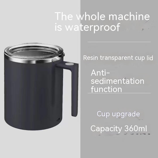 Portable Smart Magnetic Automatic Mixing Coffee Cup Rechargeable Rotating Home Office Travel Stirring Cup - AnsonUSpace