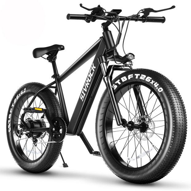 Professional Electric Bike For Adults, 26 X 4.0 Inches Fat Tire Electric Mountain Bicycle, 1000W Motor 48V 15Ah Ebike For Trail Riding, Excursion And Commute, UL And GCC Certified - AnsonUSpace