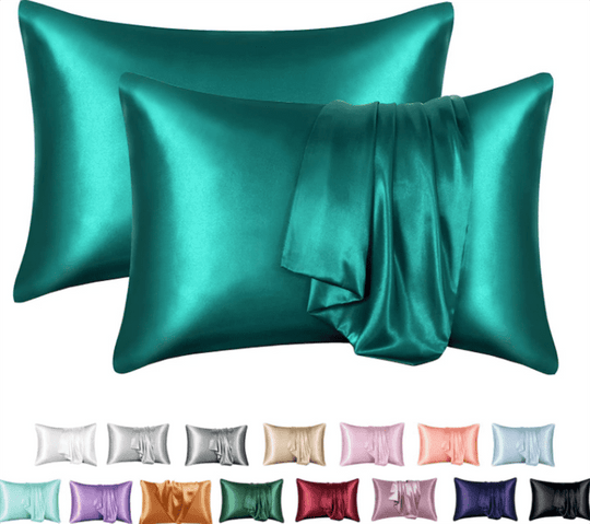 Silk Solid Color Satin Pillowcase Envelope Pillow - AnsonUSpace