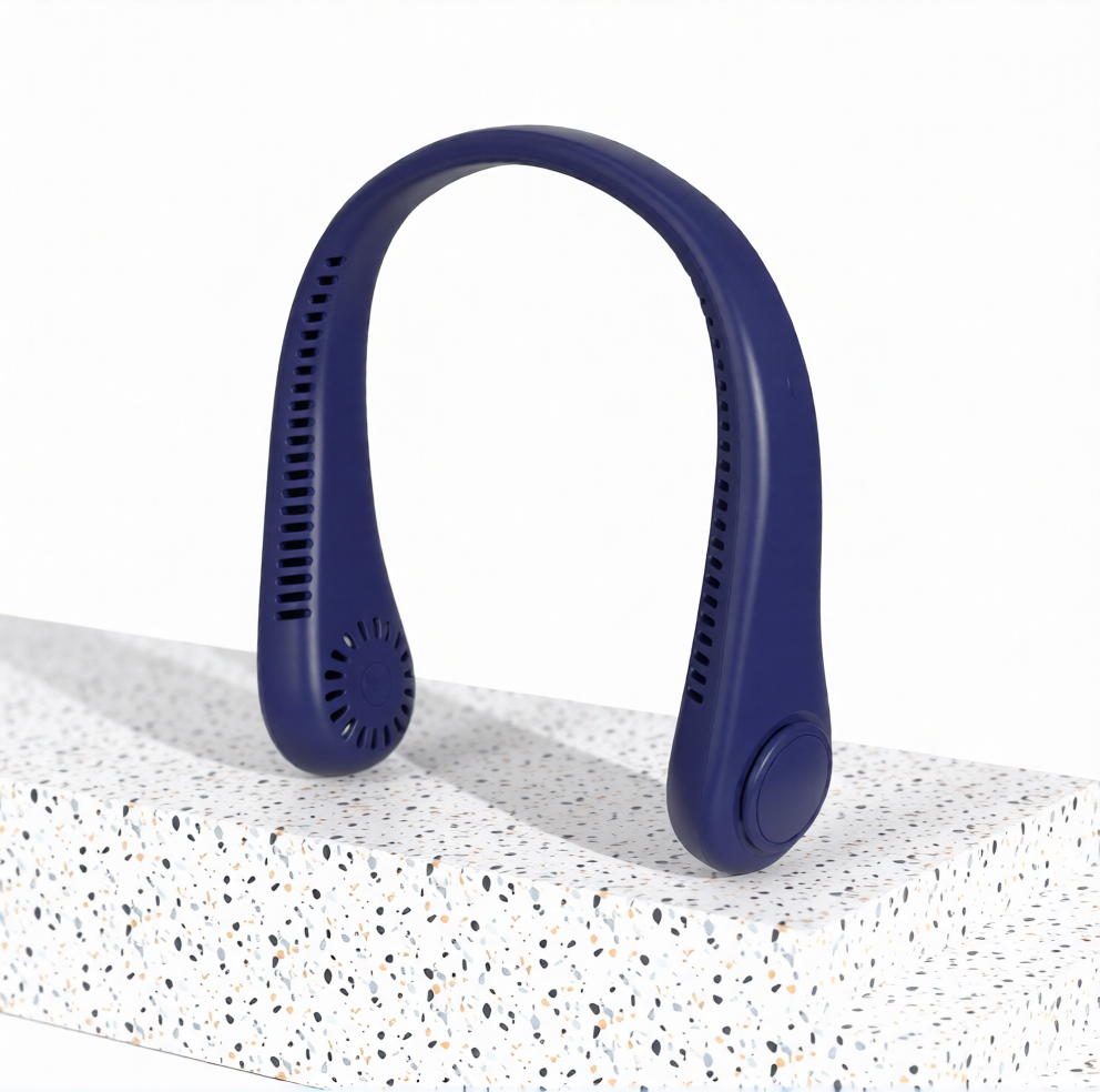 Ventylique™ NeckGear – Rechargeable Bladeless Neck Fan 😎 | Portable Hands-Free USB Cooling for Sports, Travel & Daily Use