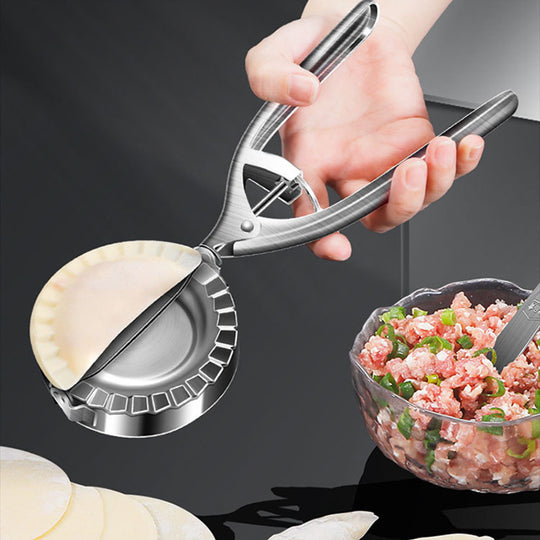 Kitchen Dumpling Mold Stainless Steel Dumpling Machine Pressing Home Baking Tool Skin Press Tool Dumpling Noodle Manual Kitchen Gadgets - AnsonUSpace