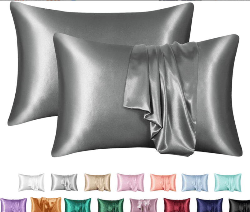 Silk Solid Color Satin Pillowcase Envelope Pillow - AnsonUSpace