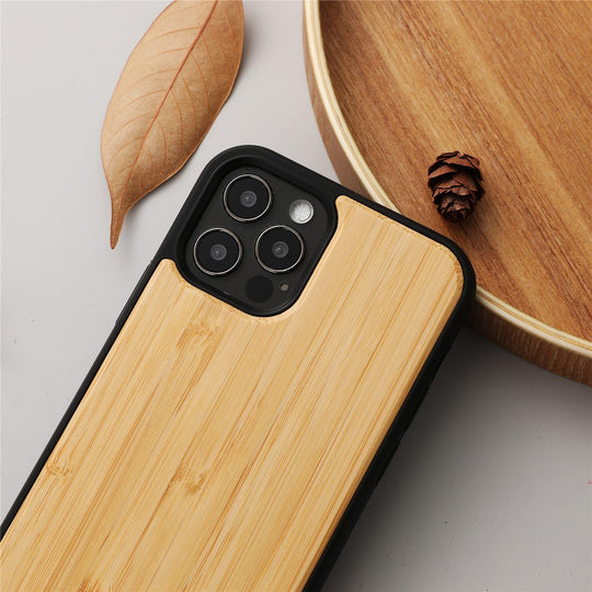 Magnetic Wooden Shatterproof Mobile Phone Case - AnsonUSpace