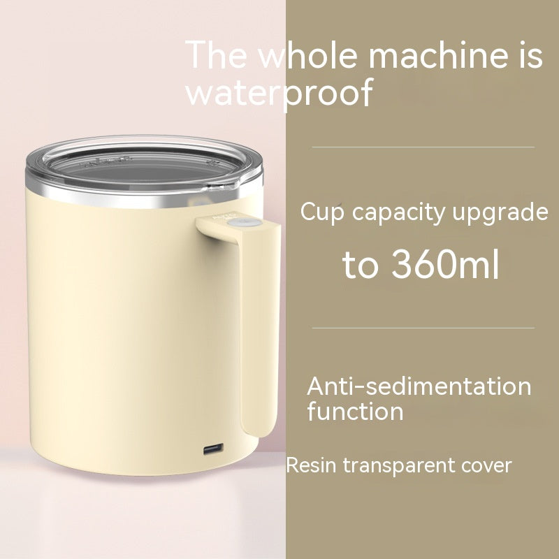 Portable Smart Magnetic Automatic Mixing Coffee Cup Rechargeable Rotating Home Office Travel Stirring Cup - AnsonUSpace