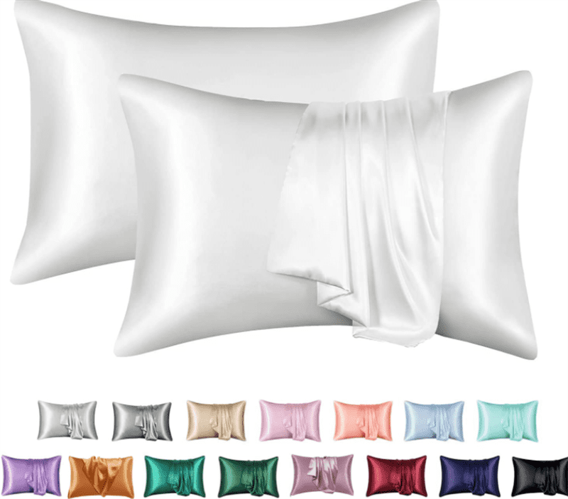 Silk Solid Color Satin Pillowcase Envelope Pillow - AnsonUSpace