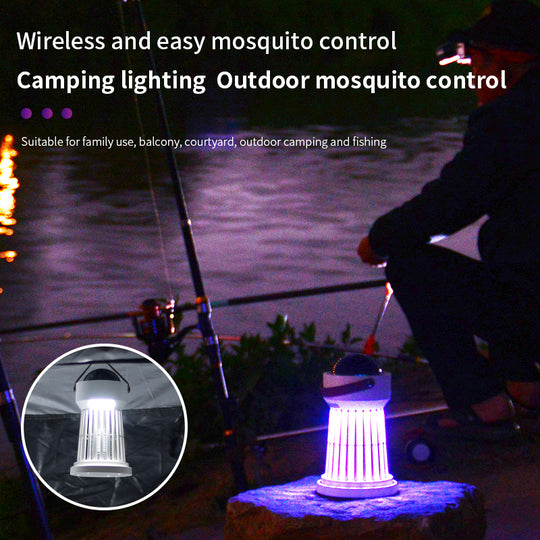 2 In 1 Electric Mosquito Killer Lamp Star Ceiling Projection Kill Mosquitoes For Outdoor And Indoor - AnsonUSpace