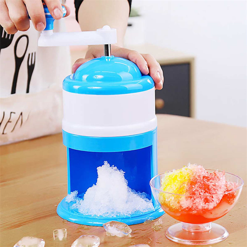 Portable Manual Ice Crushers Hand Crank Ice Shaver Shave Ice Machine Smoothie Maker Household Kitchen Bar Ice Blender Drink Tool Summer Gadgets - AnsonUSpace