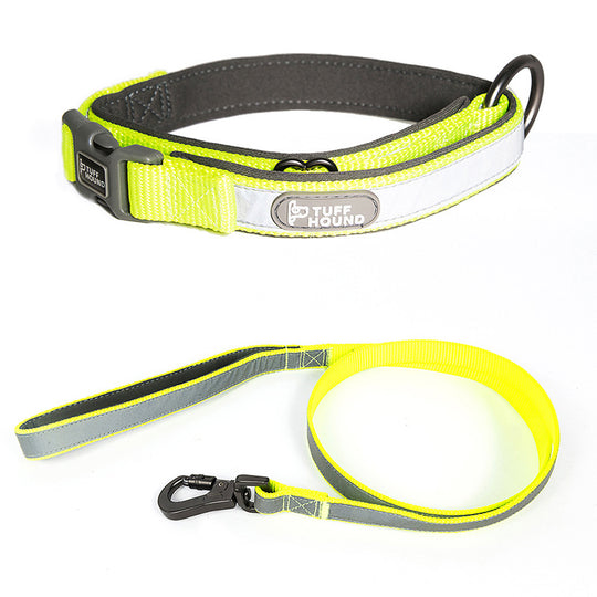 Dog Collar Pet Products Reflective Full Neck Traction Set - AnsonUSpace