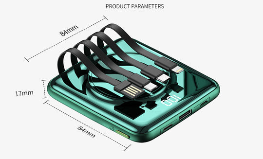 SparkNest™ 20K Nano — 20000mAh Ultra-Slim Fast Charging Power Bank | PD 20W / 22.5W | LCD Display | Mini Portable Pocket-Size Charger