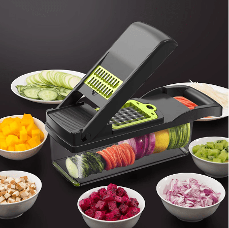 Vegetable Cutter Fruit Slicer Multifunctional Potato Peeler Carrot Grater Garlic Crusher Kitchen Accessories - AnsonUSpace