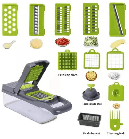 Vegetable Cutter Fruit Slicer Multifunctional Potato Peeler Carrot Grater Garlic Crusher Kitchen Accessories - AnsonUSpace