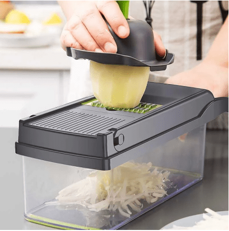 Vegetable Cutter Fruit Slicer Multifunctional Potato Peeler Carrot Grater Garlic Crusher Kitchen Accessories - AnsonUSpace