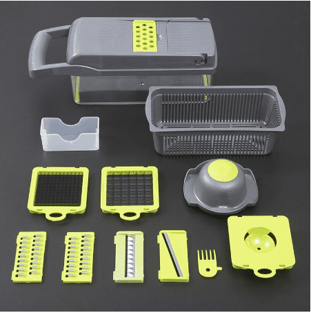 Vegetable Cutter Fruit Slicer Multifunctional Potato Peeler Carrot Grater Garlic Crusher Kitchen Accessories - AnsonUSpace