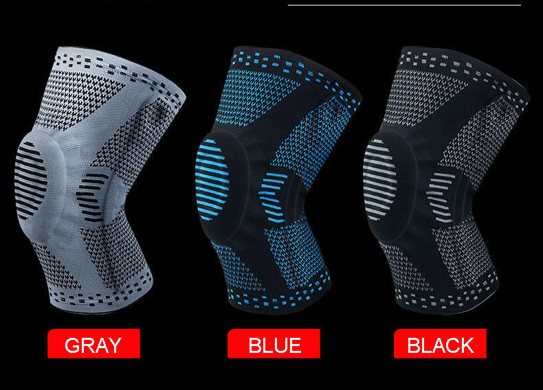 Manufacturers Supply Large Silicone Anti-slip Spring Strip Knee Pads Spring Support to Assist the Movement of Breathable Band Cover Knee Pads - AnsonUSpace